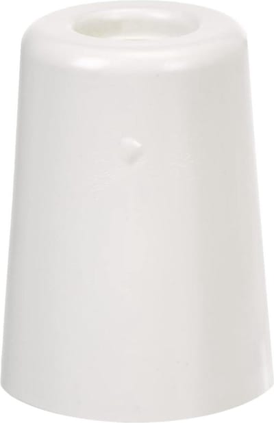 Grote deurstop 5x37x37 cm wit - met schroef