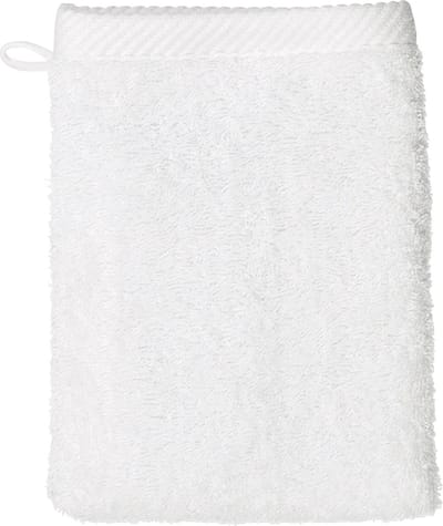 Washandje, Set van 3 Stuks, 15 x 21 cm, Sneeuw Wit, Katoen - Kela | Ladessa