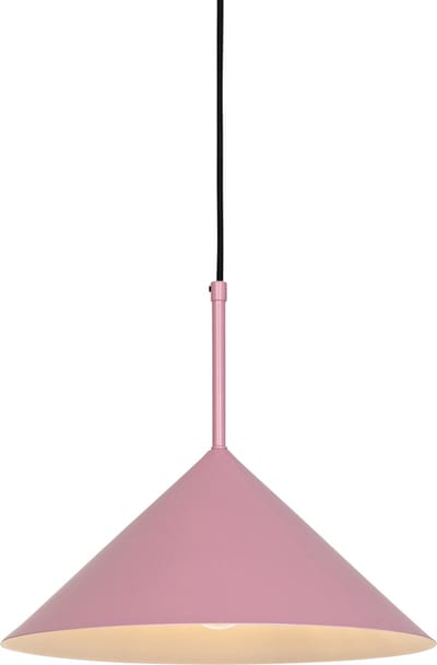 QAZQA triangolo - Design Hanglamp - 1 lichts - Ø 35 cm - Roze - Woonkamer | Slaapkamer | Keuken