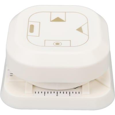 Perforatrice d'angle pour papier Coupe-angle 4 en 1 Perforatrice multifonction avec stockage inférieur des confettis pour