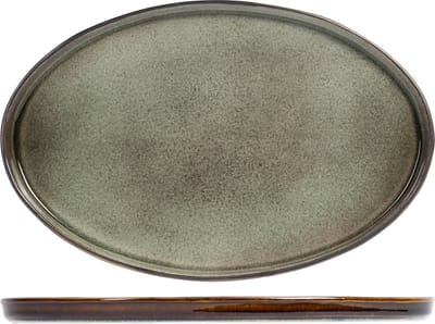 QUINTANA GREEN PLAT BORD 35,5X23,5CM OVAAL - 1 stuks