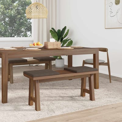 vidaXL - Bankkussen - 4 - st - Microvezel - Bruin - Diepte - 35 - cm