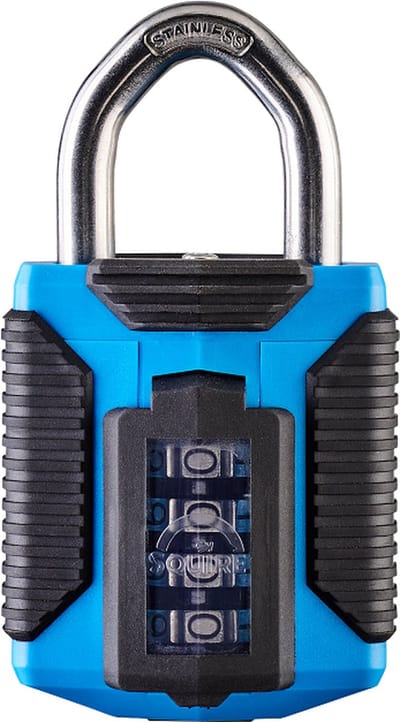 Squire CP50/ATLS - Hangslot - Cijferslot - Weerbestendig - Robuust slot met RVS beugel - All Terrain lock - 50 mm