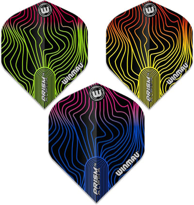 Prism Bright Alpha Solar Dart Flight Set - 9 vluchten