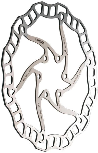 Ashima Aro 08 Ultralight 6b Remschijf Zilver 203 mm