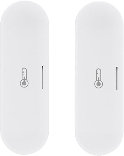 Slimme Temperatuur- en Vochtigheidssensor Set (2 stuks) voor Binnen en Buiten met ZigBee