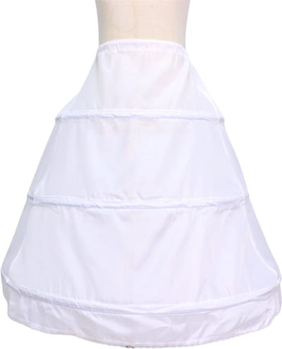 Joya Kids® Onderrok | Volume kinder Communie jurk | Petticoat prinsessen jurk | Bruidsmeisje kinderen wit | Feest kleding meisje | 55 cm | 7-14 jaar