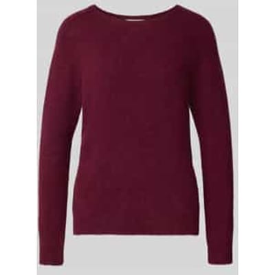 Gebreide pullover met ribboorden
