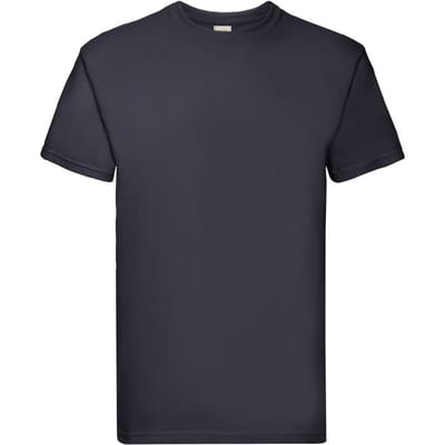 Fruit of the Loom Heren Super Premium T-Shirt (Deep Navy)
