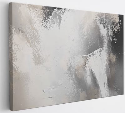 Saammp Canvas Schilderij - Neutraal - Abstract - 30x20 - Foto op canvas - Wanddecoratie - Muurdecoratie Woonkamer - Slaapkamer decoratie - Canvas Print