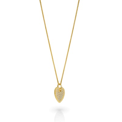 Orphelia 'Elite' Dames 925 Sterling Zilveren Ketting met Hanger - Goud ZH-7566/G