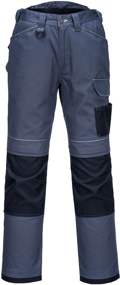 Portwest PW3 lichtgewicht Stretch Broek PW304 - Grijs/Zwart - 28
