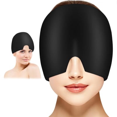 Migraine Muts - Migraine Masker Verlicht Spanning - Hoofdpijn Masker 360° Therapie - Herbruikbaar