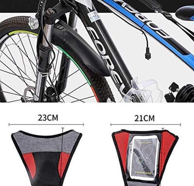 Fiets Zweetband met Telefoonhouders Voor Indoor Wielrennen