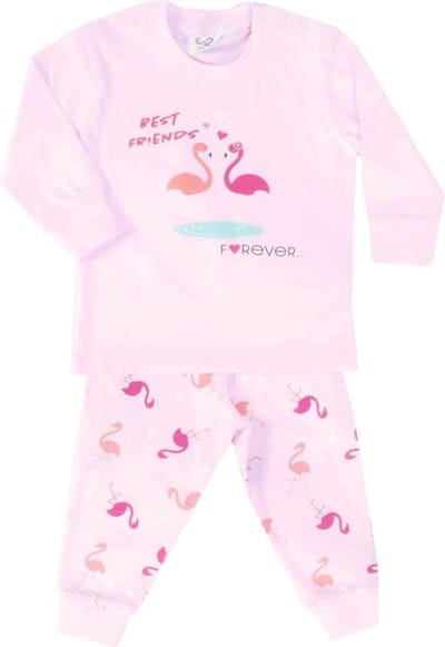 Fun2Wear Pyjama Flamingo Pink maat 140