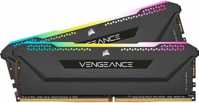 Corsair Vengeance RGB PRO SL DDR4-3200 - 16GB - CL16 - Dual Channel (2 pcs) - Intel XMP - Zwart met RGB