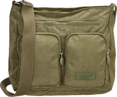 Beagles Originals Vilhena Schoudertas Unisex - Crossbodytas met verstelbare schouderband - Tas van Nylon en Polyester - Olijfgroen