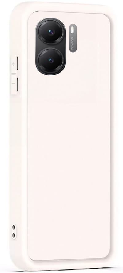 Hoesje geschikt voor Xiaomi Poco X7 Pro - Versterkte randen - Bescherming Camera & Scherm - Matte Design Sand Beige