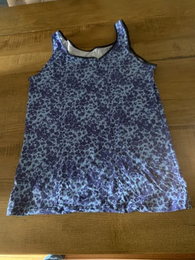 RJ Bodywear Hemd Brede band Panther Blue maat 3XL