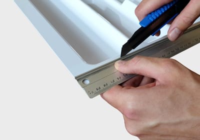 Bestekbak voor laden van 30 cm, praktisch opbergsysteem voor laden, ladeverdeler, lade-organizer, 230 x 490 mm, wit