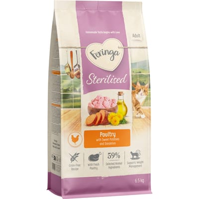 Feringa Adult Sterilised Gevogelte - Nieuw Receptuur: Dubbelpak: 2 x 6,5 kg ( 13 kg )
