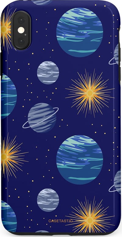 Casetastic Hoesje Geschikt voor Apple iPhone Xs Max - Stijlvolle Beschermende Duo-layer Case - Stralende ster