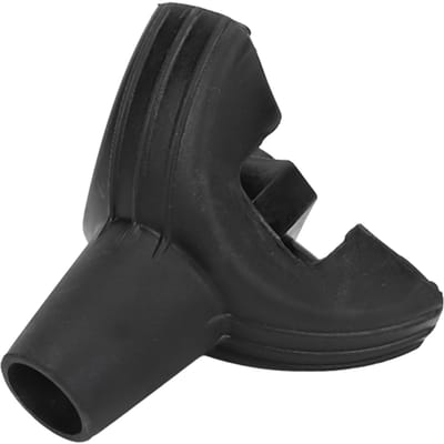 Wandelstokken Statief Pads Zachte Siliconen Voorkomen Uitglijden Vallen Wandelstokken Voetpad 22mm black