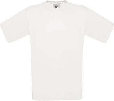 B&C Exact 150 Kids T-shirt White Maat 3/4 (onbedrukt - 5 stuks)