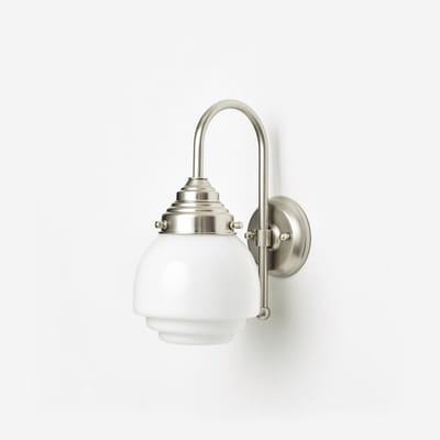 Wandlamp Gispen Vlak Meander Matnikkel - Art Deco Trade