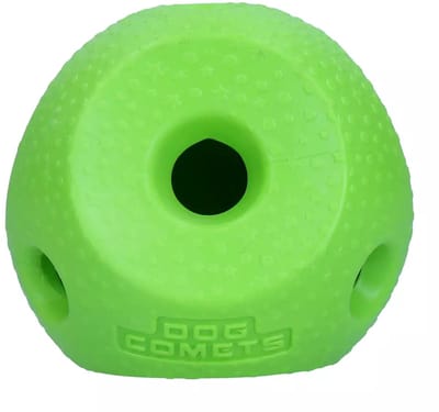 Dog Comets Voerbal Voor Honden - Hondenspeelgoed - Snuffelbal - L13 x B10 x H9 cm - Treat Lock Ball - Groen