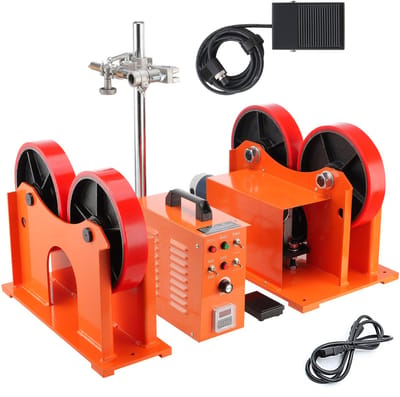Zwenkrol verbindingsrol, 1000 kg capaciteit, diameter 25-1400 mm, 80-1600 mm/min laspositioneerder met ondersteuning voor lasmachines