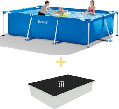 Zwembad - Frame Pool - 300 x 200 x 75 cm - Inclusief Solarzeil