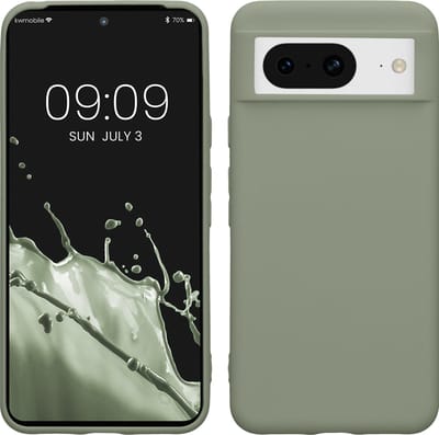 kwmobile telefoonhoesje geschikt voor Google Pixel 8 - Hoesje voor smartphone - Back cover in grijsgroen