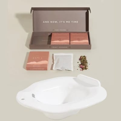 V-Steaming Starterskit: Rustic Rose 6 kruidenbundels & stoomzitje