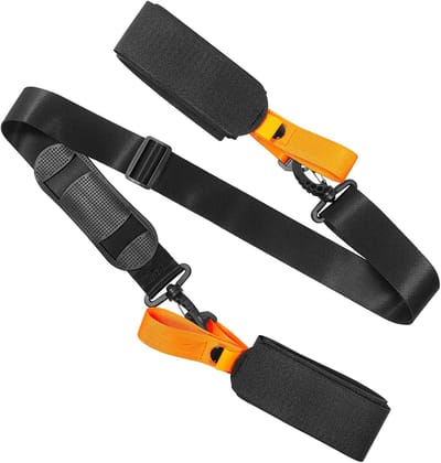 Skistok Draagriem - Skiband Schouder - Handen Vrij Dragen - Verstelbaar En Anti-slip - Tot 120cm Lengte