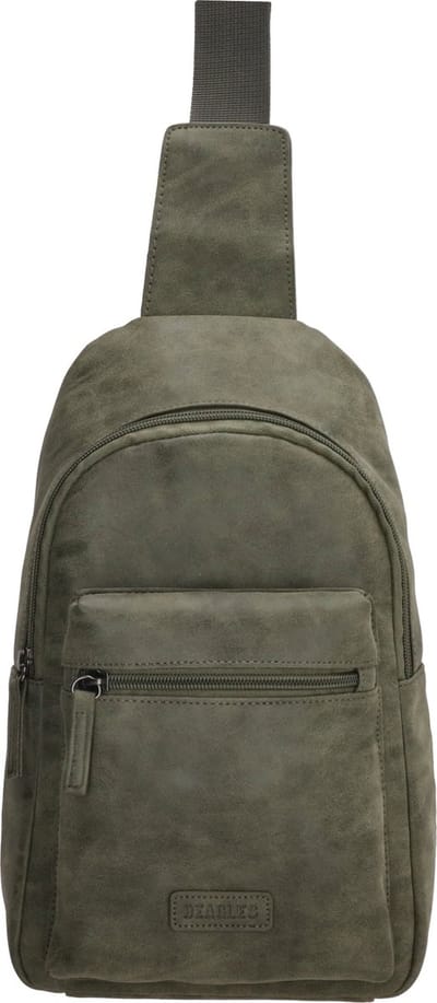 Beagles Arjonilla Crossbody Schoudertas - 2 manieren te dragen - Buik en Rug - Olijfgroen