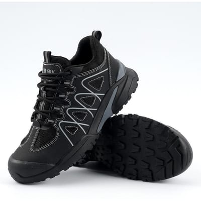 Chaussures de travail anti-écrasement et anti-perforation en acier Baotou Chaussures de sécurité de protection résistantes à l'usure Chaussures de travail pour hommes 45