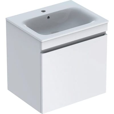 Geberit Renova Plan Set furniture washbasin narrow edge with 1 drawer and 1 internal drawer 55 cm 501.914.01.1