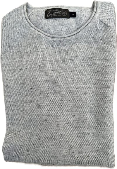 Jack & Jones Originals | Heren trui | Raglan mouw | Licht grijs | S