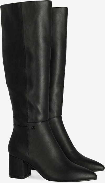 Mexx Hoge Laars Pluck Mila Zwart Dames - Maat 37