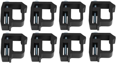 Dailygoods- Vrachtwagenvloer Klemmen Op Zwaar Werk - Set van 8 Stuks - Vervanging voor Silverado/Sierra 1500/2500/3500 - Duurzaam Ontwerp - Geschikt voor Glasvezel/Aluminium Rails - Veelzijdige Toepassing - Truck Klemmen