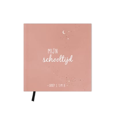 Schooltijd invulboek - schoolboek - groep 1 t/m 8 - roze