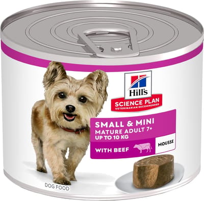Hill's Science Plan Small & Mini Mature Adult Natvoer met Rund 12 x 200 gr