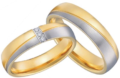 Jonline Prachtige Titanium Ringen voor hem en haar | Vriendschapsringen | Trouwringen |Relatieringen