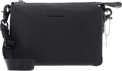 MANDARINA DUCK Leren schoudertas Mellow Leather Crossbody Bag Stormy Weather donkergrijs