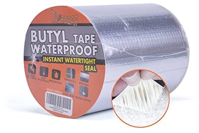 Waterdichte butyl zelfklevende afdichtingsband voor reparatie van dakkages en oppervlakten - 15 cm x 40 m
