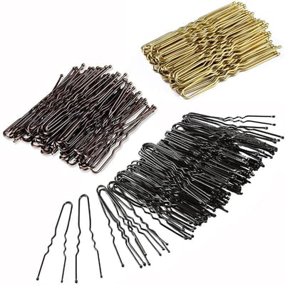 Dailygoods - 200 Stuks U-vormige Haarspelden - Onzichtbare Haarspelden voor Vrouwen