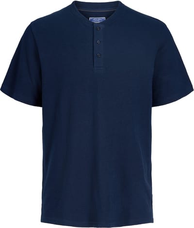JACK&JONES - JPRBLULUCAS HENLEY SS TEE - Heren - Polo's