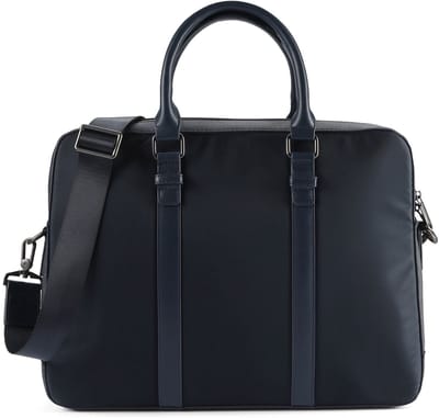 VALENTINO business tas laptoptas met laptopvak Nemesys Professional Blu Notte donkerblauw