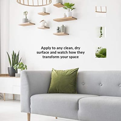 Set van 3 Zelfklevende Vierkante Spiegels 15 cm - Slank en Modern voor Ophangen in Huis